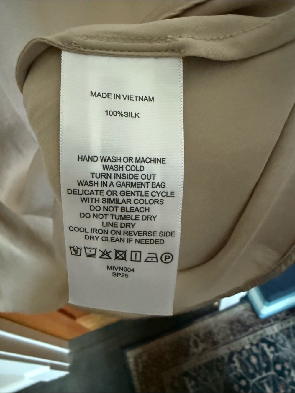 Quince Champagne 100% Silk A-Line Slip Skirt - Picture 5 of 8